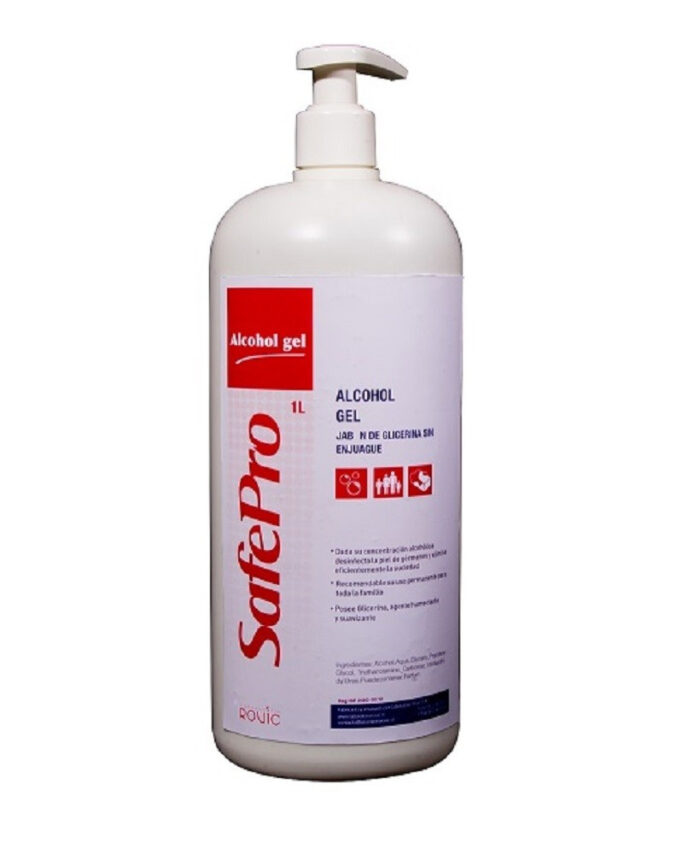 ALCOHOL GEL 1 LT C/A SAFEPRO